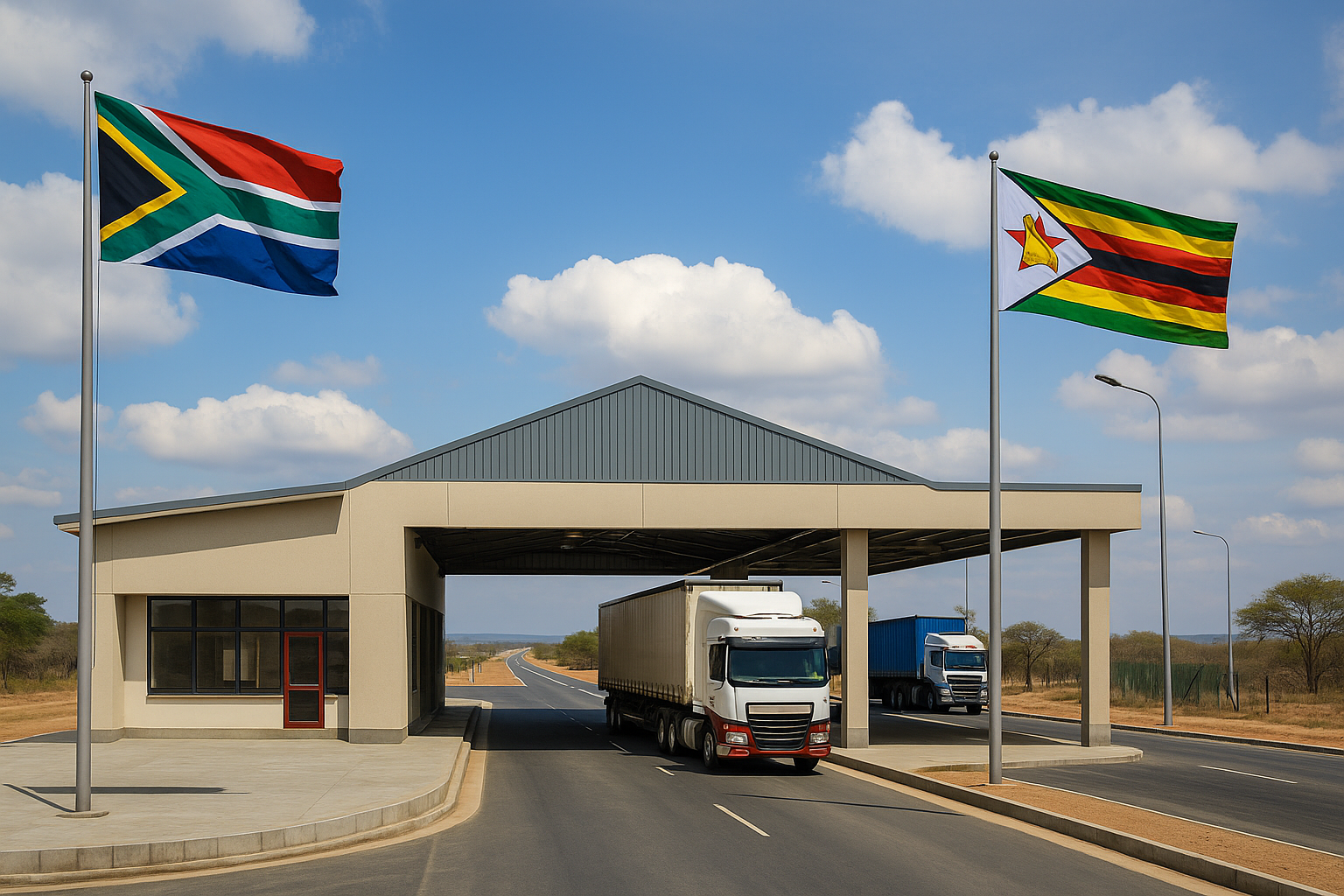 L’Afrique du Sud et le Zimbabwe prévoient d’ouvrir leur premier poste-frontière unique