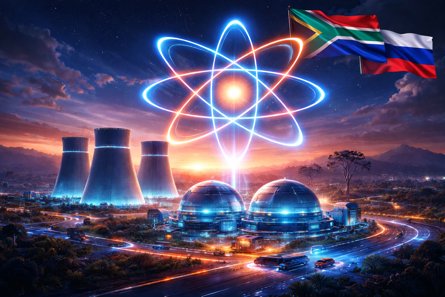 L’énergie et l’économie de l’Afrique du Sud recevront un puissant élan grâce à la construction d’une nouvelle centrale nucléaire